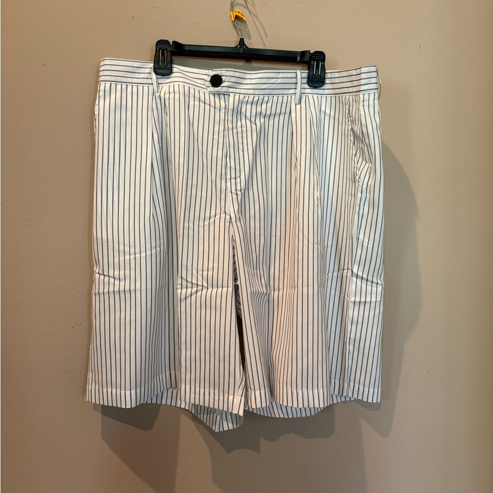 Harddady 4XL Classic White Striped Men's Shorts